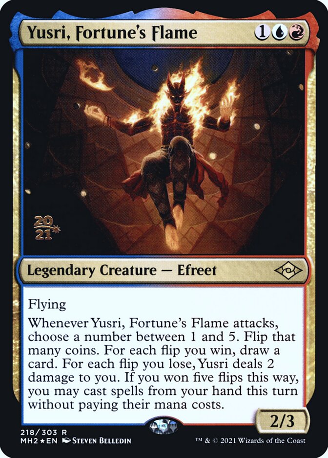 Yusri, Fortune's Flame card front