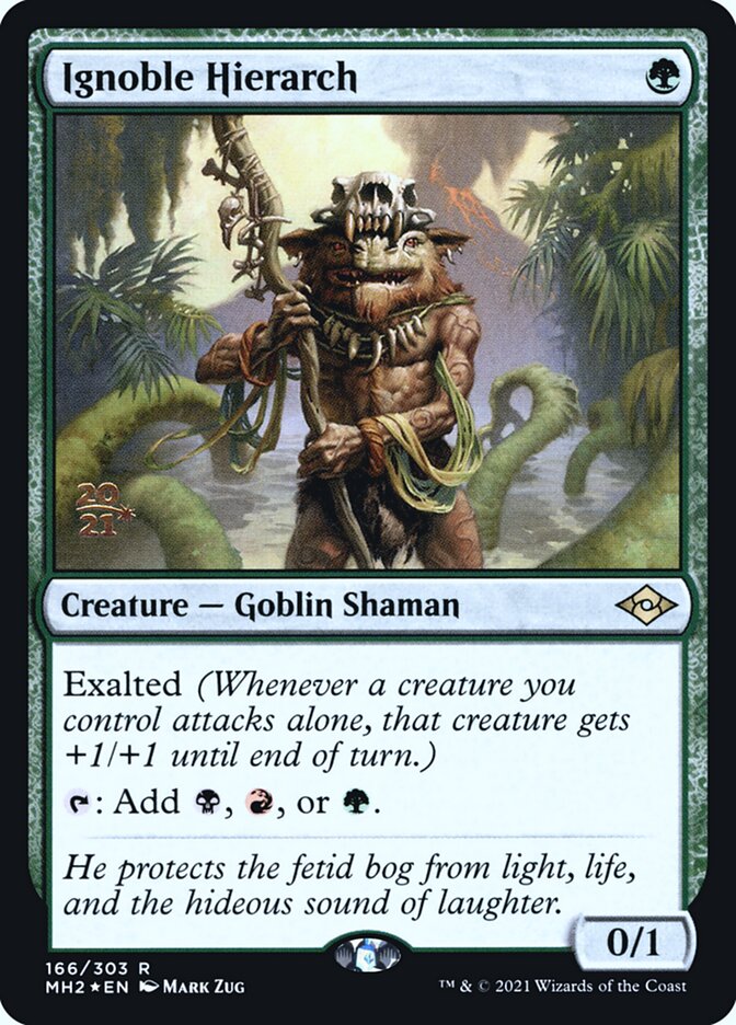 Ignoble Hierarch card front