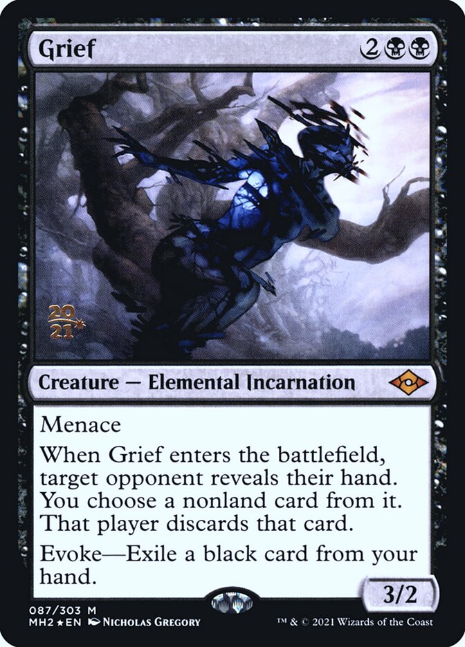 Grief card front
