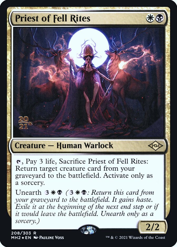 Priest of Fell Rites card front