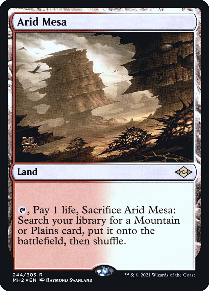 Arid Mesa card front