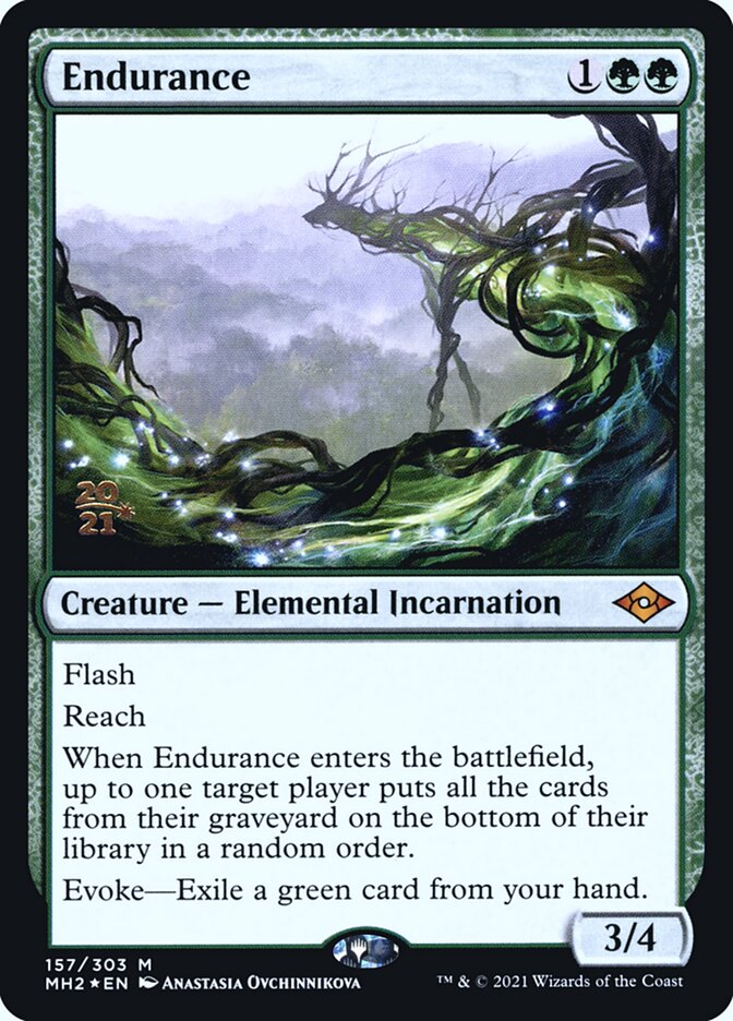 Endurance card front