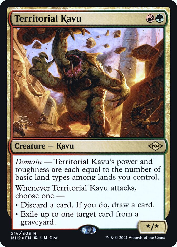 Territorial Kavu card front