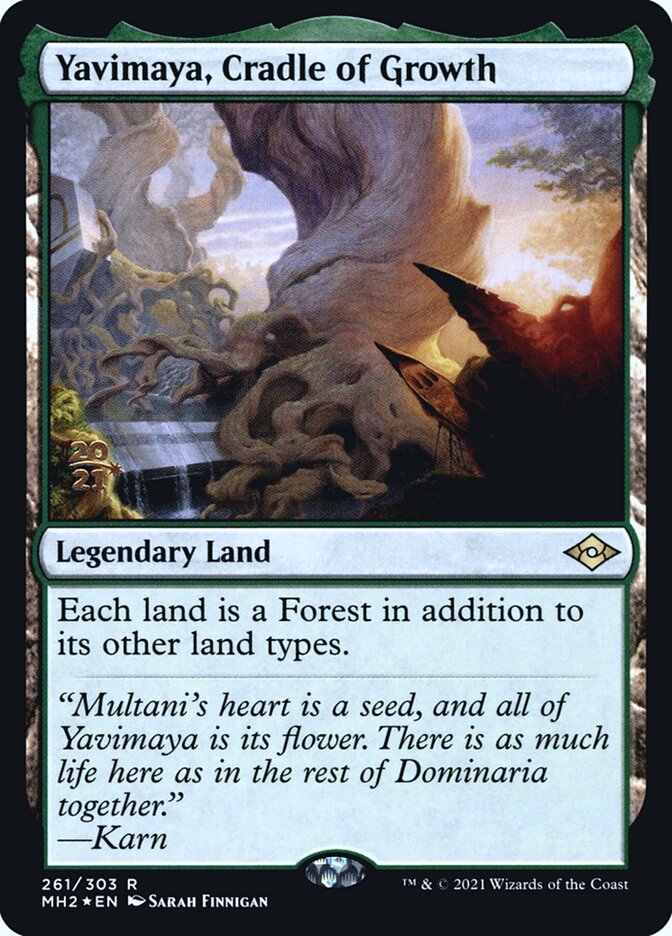 Yavimaya, Cradle of Growth card front