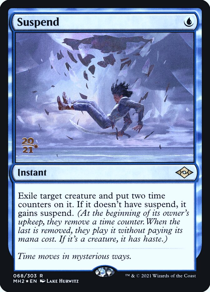 Suspend card front