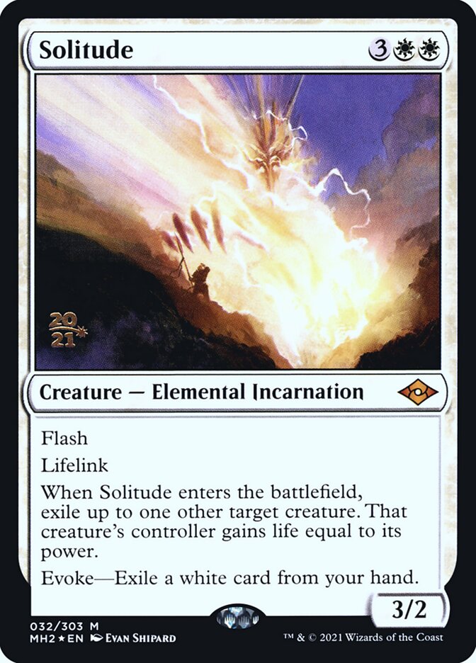Solitude card front