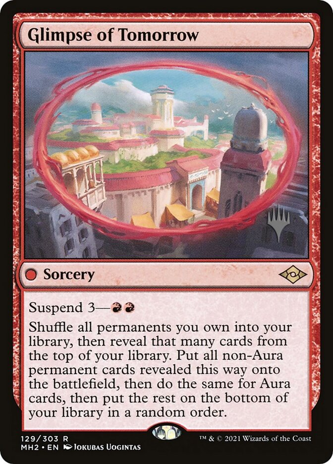 Glimpse of Tomorrow card front