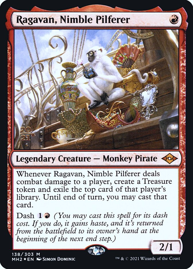 Ragavan, Nimble Pilferer card front
