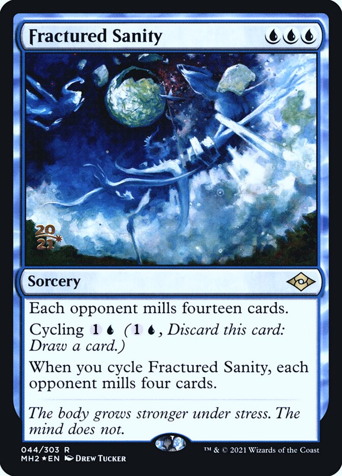 Fractured Sanity card front