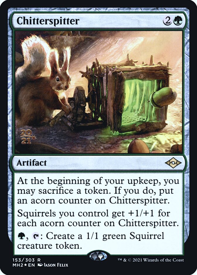 Chitterspitter card front