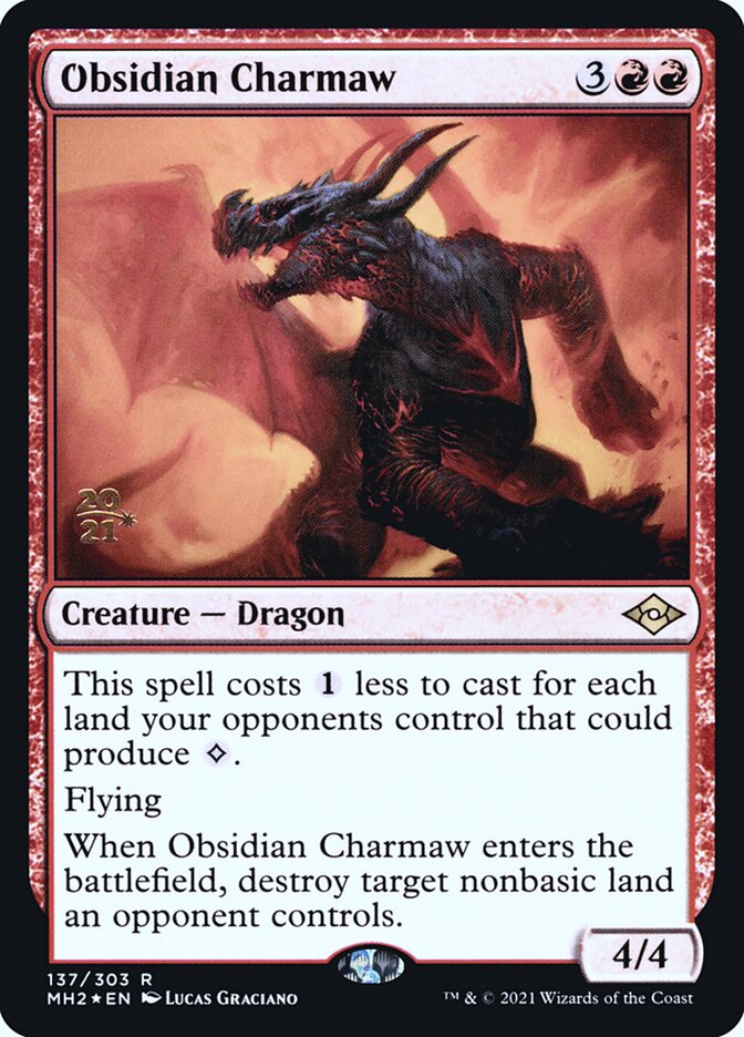 Obsidian Charmaw card front