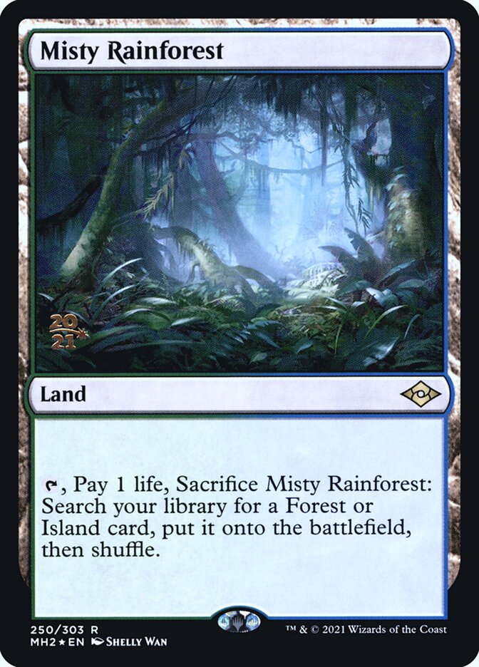 Misty Rainforest card front