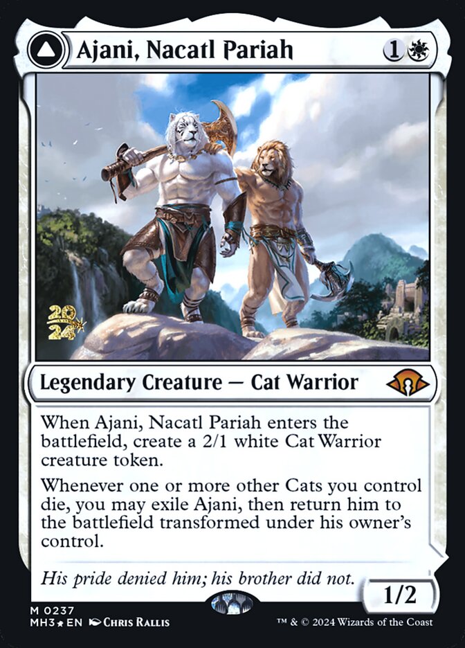 Ajani, Nacatl Pariah card front
