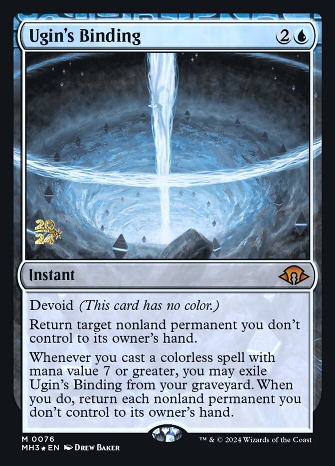 Ugin's Binding card front