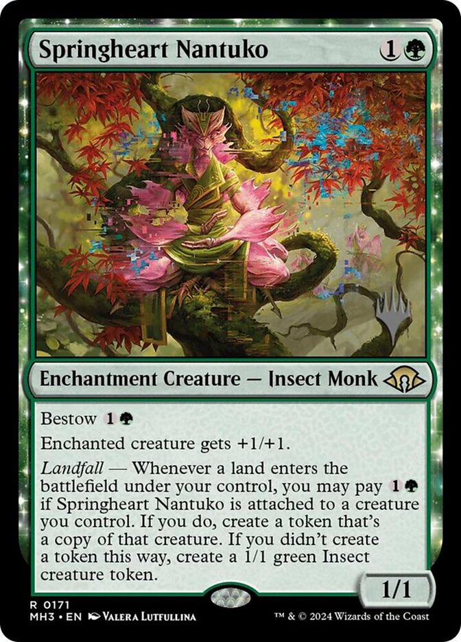 Springheart Nantuko card front