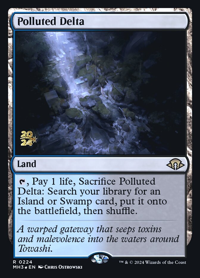 Polluted Delta card front
