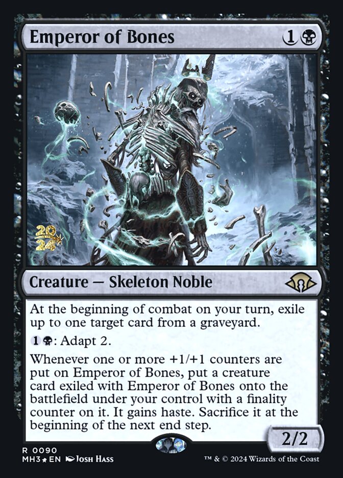 Emperor of Bones card front