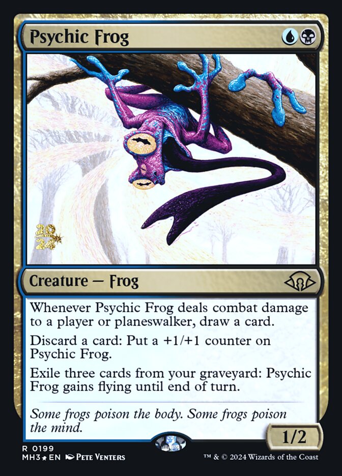 Psychic Frog card front