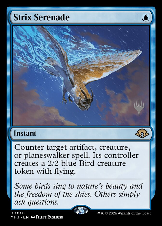 Strix Serenade card front