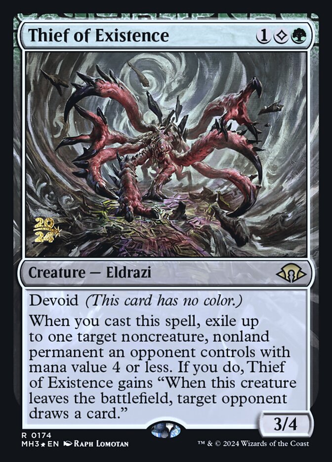 Thief of Existence card front