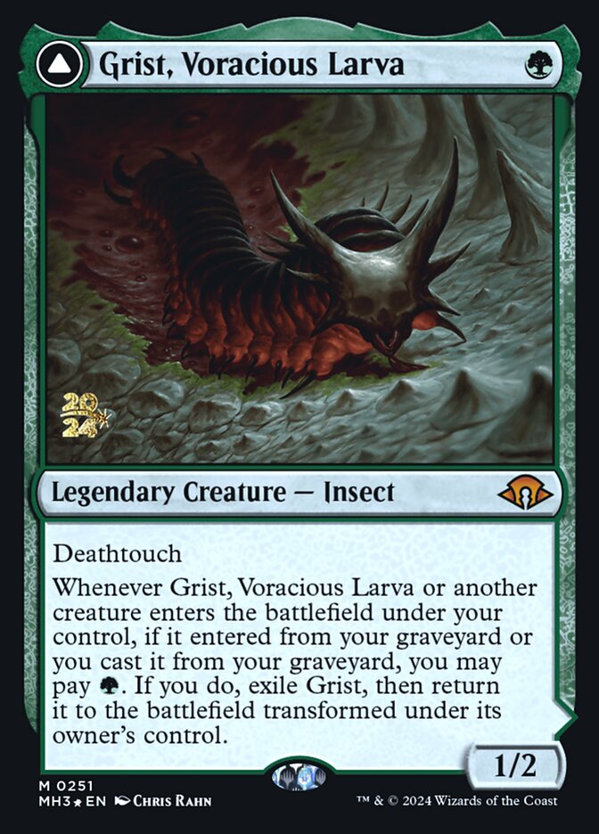Grist, Voracious Larva card front