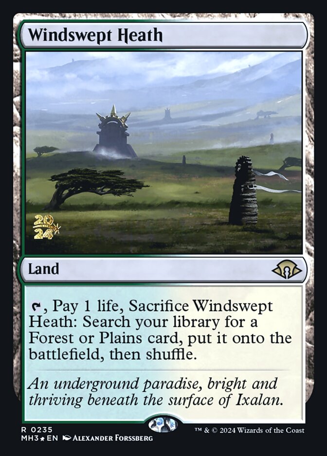 Windswept Heath card front
