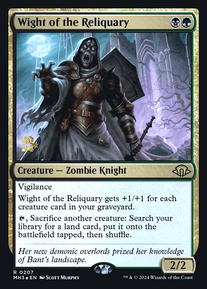 Wight of the Reliquary card front