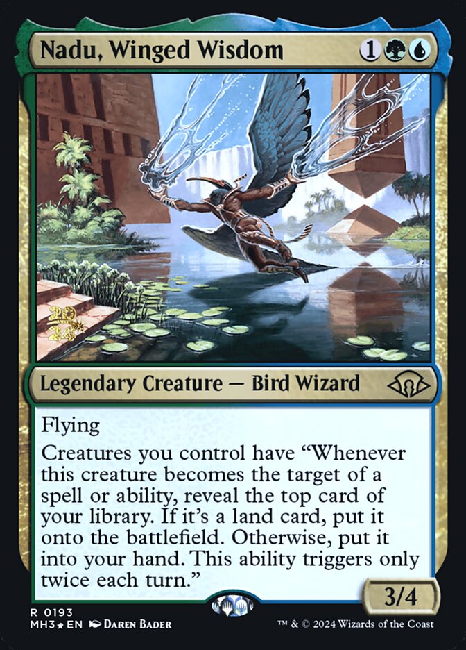 Nadu, Winged Wisdom card front