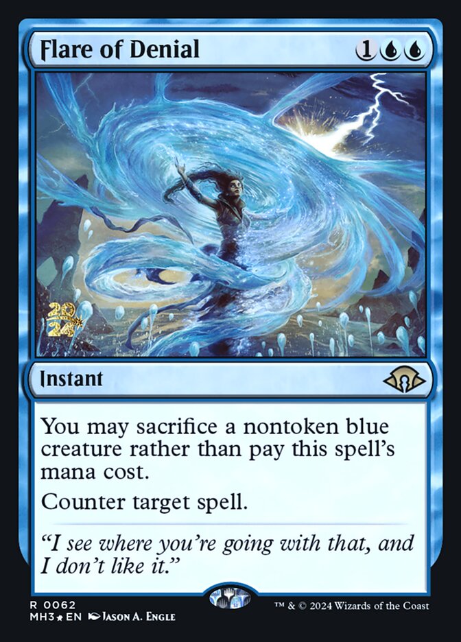 Flare of Denial card front