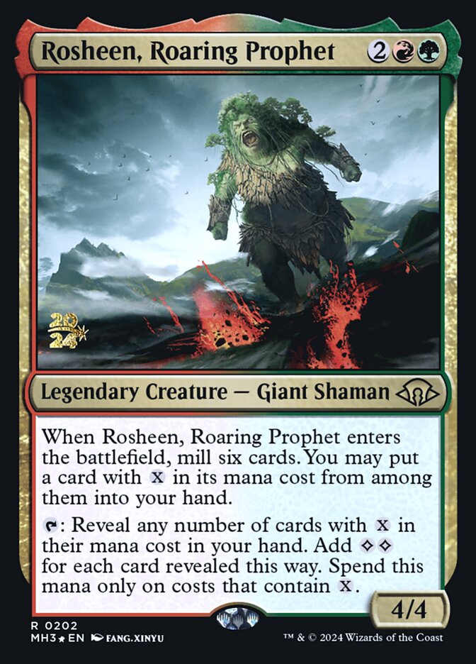 Rosheen, Roaring Prophet card front