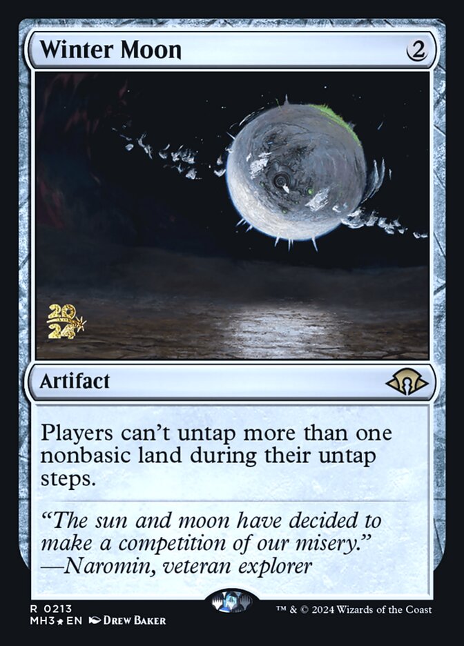 Winter Moon card front