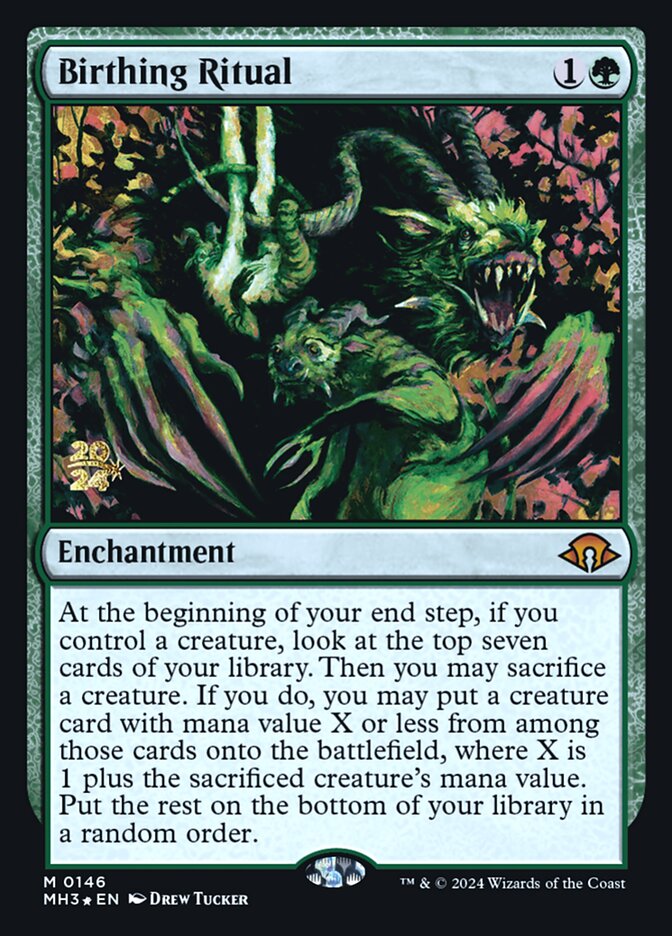 Birthing Ritual card front