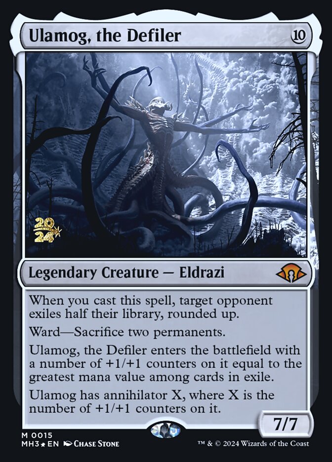 Ulamog, the Defiler card front