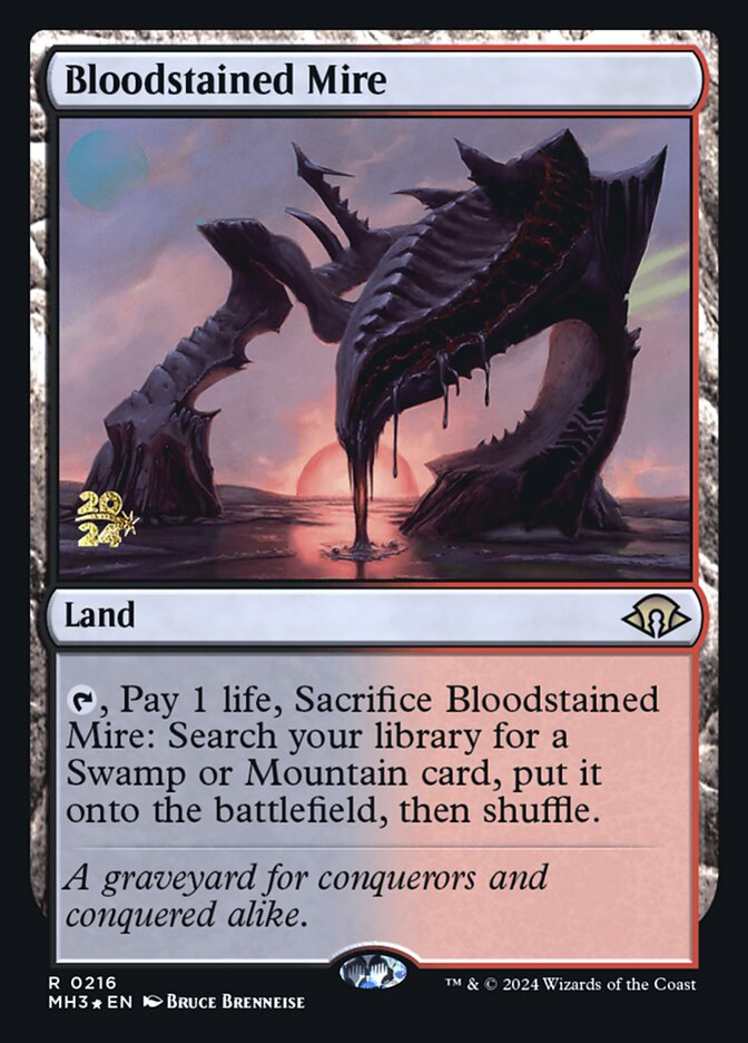 Bloodstained Mire card front
