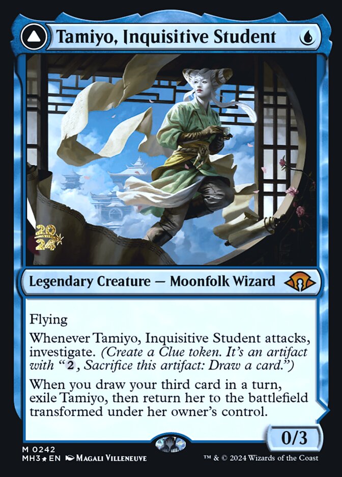 Tamiyo, Inquisitive Student card front