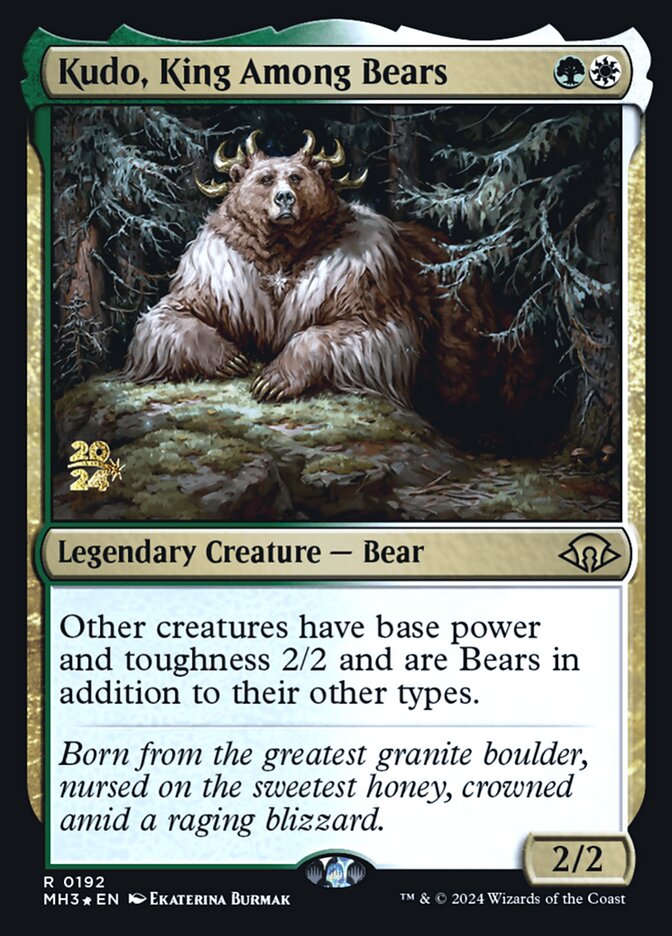 Kudo, King Among Bears card front