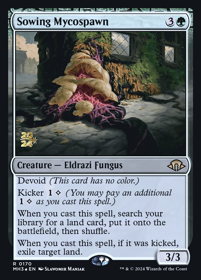 Sowing Mycospawn card front