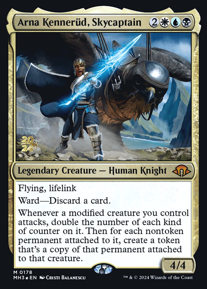 Arna Kennerüd, Skycaptain card front