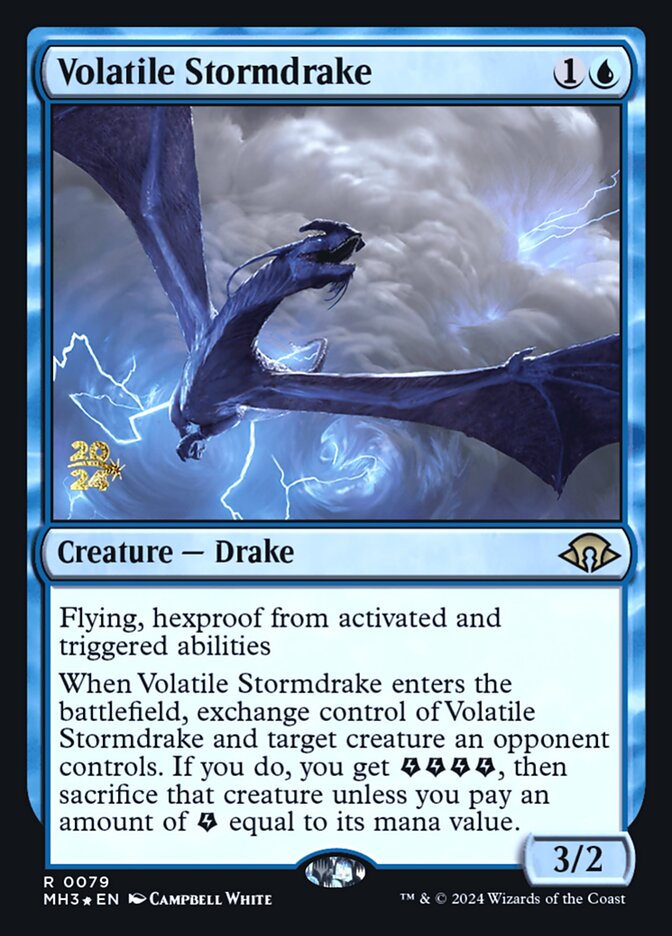 Volatile Stormdrake card front