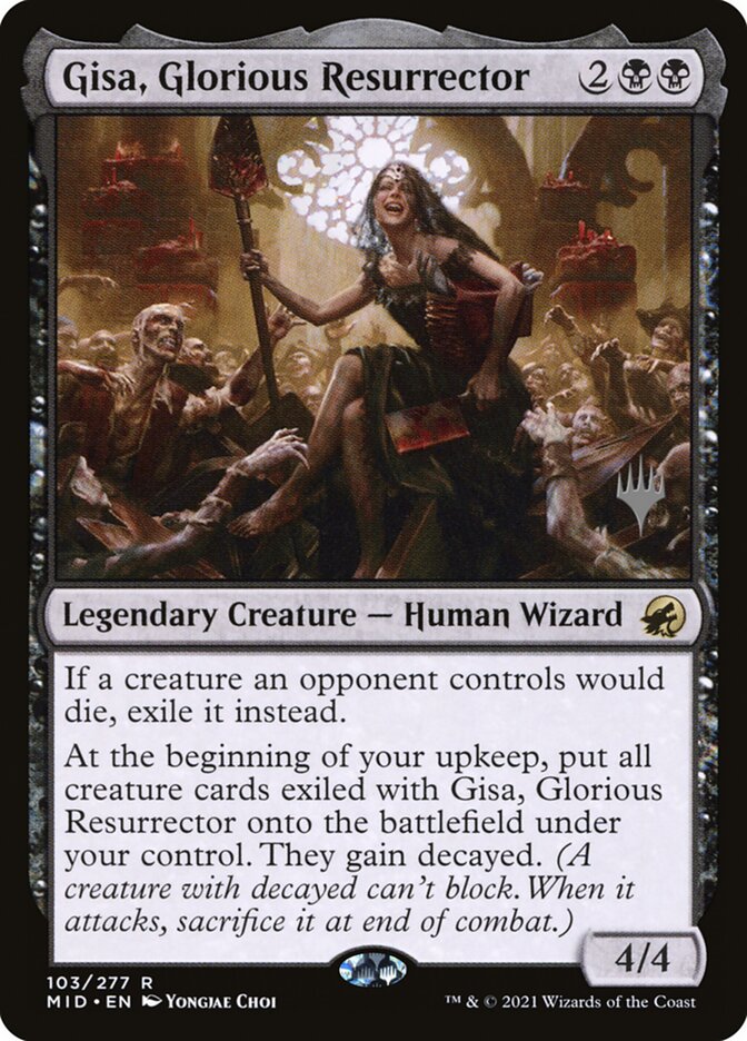 Gisa, Glorious Resurrector card front