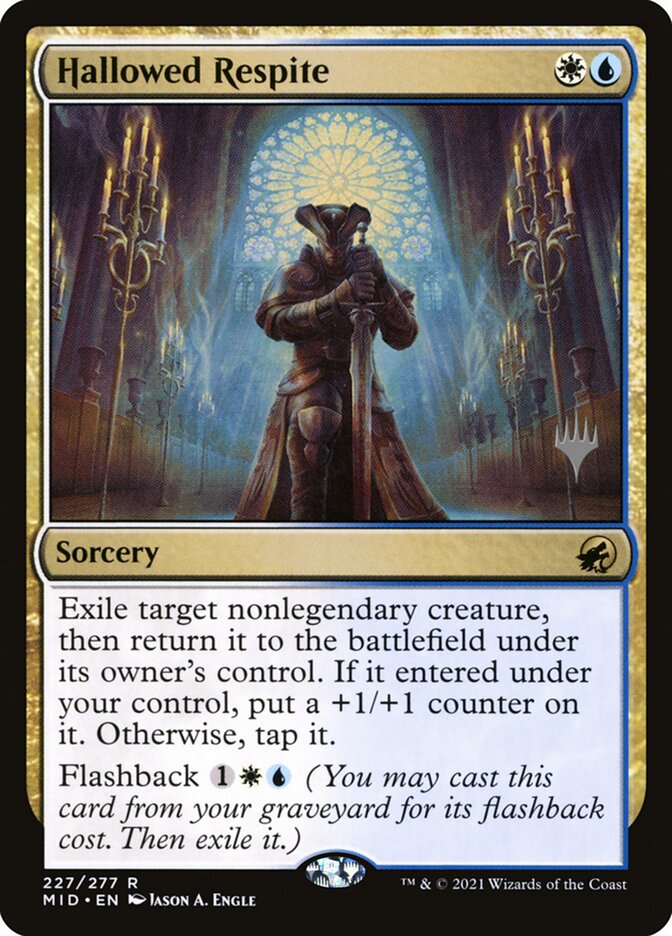 Hallowed Respite card front