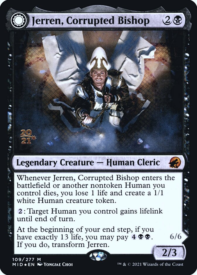 Jerren, Corrupted Bishop card front