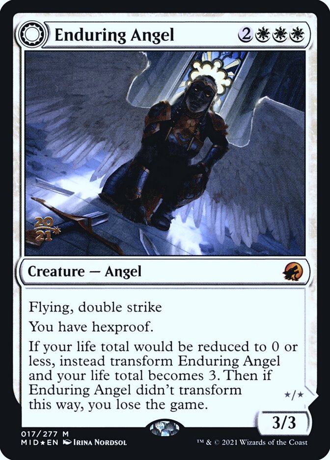 Enduring Angel card front