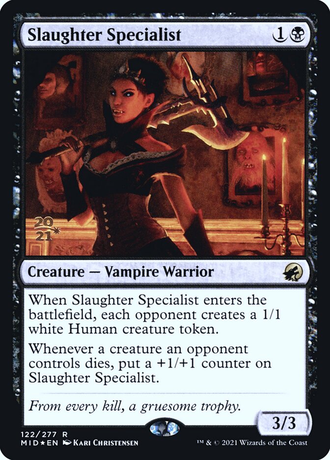 Slaughter Specialist card front