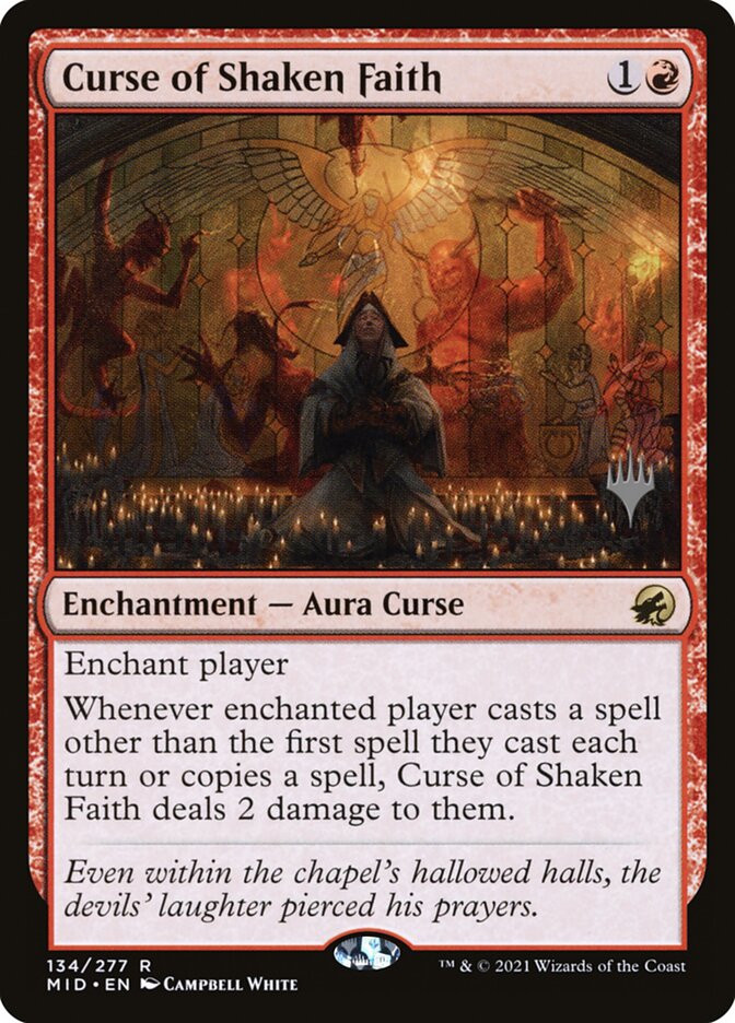 Curse of Shaken Faith card front