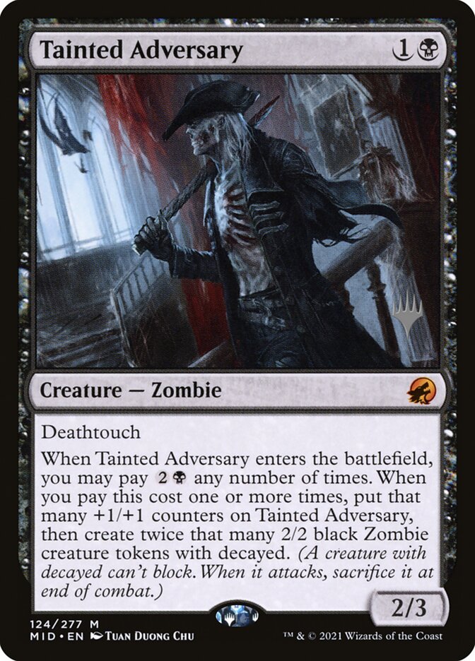 Tainted Adversary card front