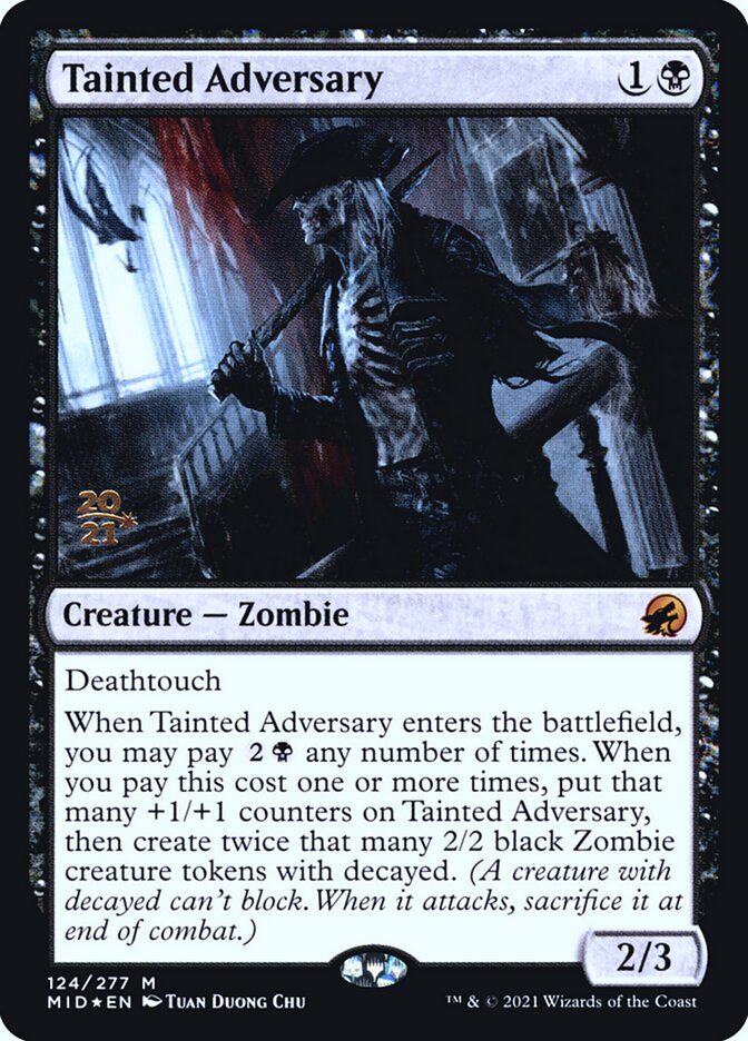 Tainted Adversary card front