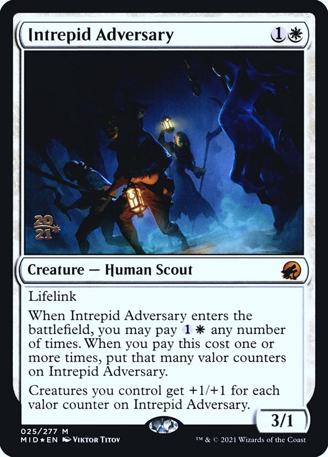 Intrepid Adversary card front