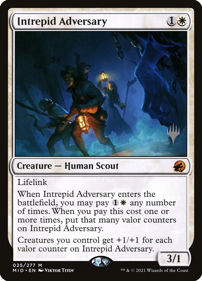 Intrepid Adversary card front