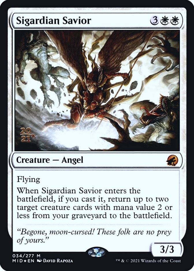 Sigardian Savior card front